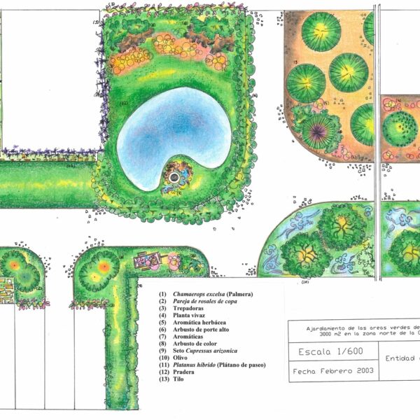 proyecto zona paisajismo